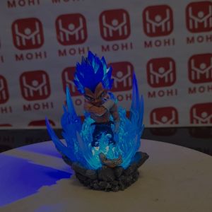 Mô hình đồ chơi - Vegeta Super Saiyan  Có Đèn Led  Cao 11cm - Dragon Ball - Có Hộp Màu