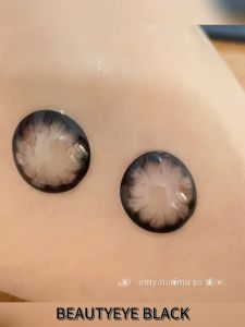 Eyeshare Black Softlens 14.5mm Big Eyes Natural Korea New Softlens Lensa Warna Soflen