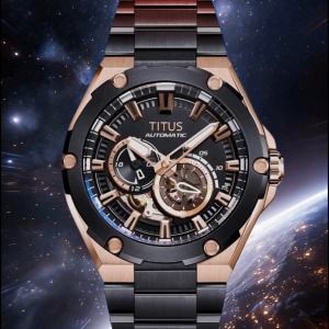 Solvil et Titus Voyager Multi-Function Automatic in Black Dial Stainless Steel Men Watch W06-03410-003