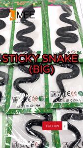 12Pcs Party Gift Big Snake Sticky Pad for Party Gift-Lootbag Filler
