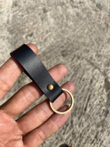 Gantungan Kunci Pendek Exlusive Handmade Kulit Sapi Asli