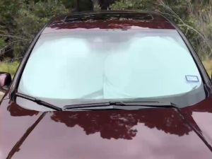 (TOYOTA) Camry 2019 VX70 Custom Fit Front Windshield Sunshade UV Ray Protection Foldable Front Windscreen Sunshade