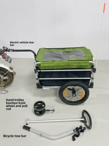 Distant Star Lightweight Bicycle Trailer Shock Absorption Design Portable Camping Wagon Pedal Powered Riding Equipment for Pets