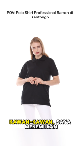 Esperanza Kaos Polo Shirt Polos Warna Hitam