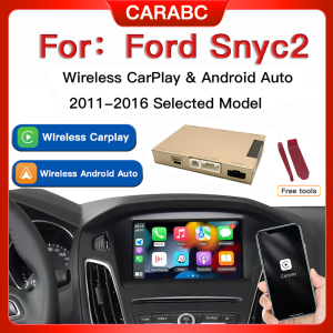 Wireless Carplay Android Auto For Ford Sync2 Explorer Focus Escape Fiesta C-max Edge Mustang Fusion Expeditio Flex Decoder box