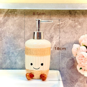 Elegant Ceramic Toothbrush Holder Storage Rack Bathroom Vanity Countertop Placement Macaron Style Decor Element No Toothpaste Squeezer