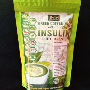 Green coffee with insulin herbs