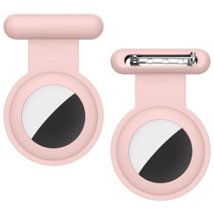 Pin Cover For Apple Airtags Case Soft Silicone Protective Shell Anti-lost Device For Airtag Tracker With Clothes Pin For Kids
