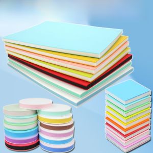 Rainbow Three-Layer Heart Rubber Brick Stamp Carving Special Small A4 round Square Printing Business Stationery Supplies