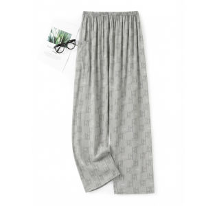 KASIHAN | Summer Mens Gingham Loose Fit Home Pants