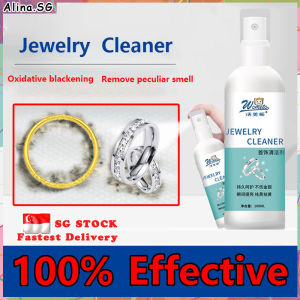 💎𝗦𝗚 𝗦𝗧𝗢𝗖𝗞💎 Jewellery cleaner spray for rings earrings watch diamond bracelet / Silver cleaner gold cleaner solution 100ml