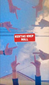 Kertas Krep Warna Warni Crepe Paper Dekorasi Pesta Ulang Tahun Birthday