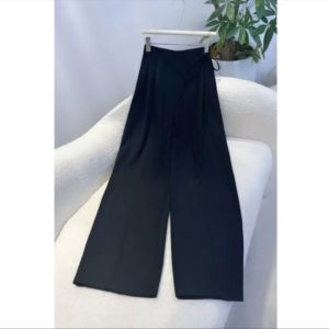 Elegant White Shirt And Pants Set for Women Simple Design Spring Autumn Style Commute Friendly Slim Fit Long Sleeve V Neck