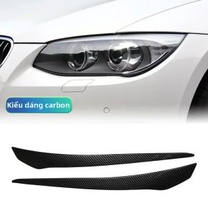 Ốp Trang Trí Đèn Pha Trước BMW E92 E93 3 Series Chất Liệu Nhựa ABS Dán Trang Trí Thân Xe Phụ Kiện Dành Cho 320i 325i 328i 330i 335i LCI 2007-2014