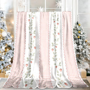 Beast Kingdom | Terracotta Boho Floral Paisley Flannel Blanket Soft Fuzzy Plush Cozy Warm Throw for Sofa Bed Couch Home Decor