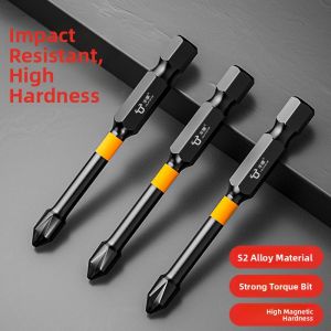 MONLEYTA | High Hardness Tungsten Steel Cross Head Electric Screwdriver Drill Impact Wrench Tool Anti-slip Strong Magnetic Ring Hand Drill