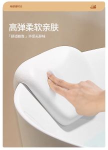No Suction Cup Card Slot Bathtub Pillow Health Bath Pillow Home Hotel Bath Head Cushion Wooden Barrel Back Cushion Bathtub Headrest
