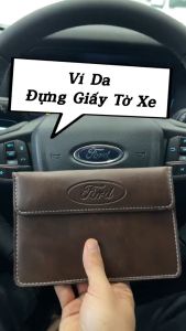 Ví da đựng đăng kiểm giấy tờ ô tô cao cấp - Bóp đựng giấy tờ xe hơi có logo các dòng xe
