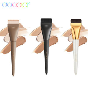 Docolor Ultra Thin Foundation Brush Liquid Face Contour Makeup Brush Blending Cream Concealer Makeup Tool Body Makeup Brushes Tool Face Foundation Flat BrushKhaki【Post in 24 Hours & 30 Days Warranty Services】