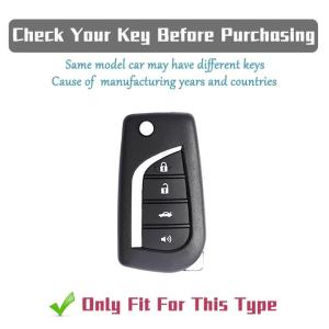 4Buttons Car Remote Key Case Cover for Toyota Auris Corolla Reiz Yaris Aygo Rav4 2022 Scion Hilux for Peugeot 108 for Citroen C1