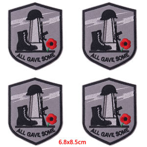 5PCS Veteran Day Patch Army Heros Morale Honor Embroidered Patches On Clothes DIY Iron On Patches for Clothing Badge Decor