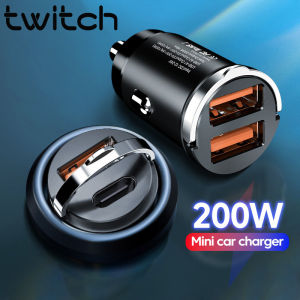 200W ชาร์จ บุนทึกในรถยูเอส บีคู่ PD Type C USB-C ชาร์จในโทรศัพท์ต่ำสุด สำหรับเร็ว สุด และชาร์จในการออกแบบ 3.0 ชาร์จเร็ว ชาร์จที่ชาร์จในทุกตัวและพัสดุที่คุณต้องการ