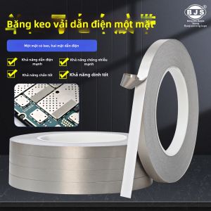 Băng Dán Hai Mặt Dẫn Điện Bạc Xám Chống Can Thiệp EMI Cách Ly Sửa Chữa Điều Khiển Từ Xa Màn Hình Cảm Ứng 0.05MM