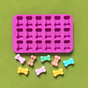 1pc 18 hole bone shaped chocolate silicone mold for candy chocolate cookies ice cubes kitchen baking tools