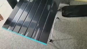 RAGON Silver Knight Roll Up Collapsible and Portable Folding Table Camping Table Aluminum Lightweight Material