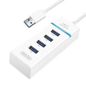 Hub 4 Port USB 3 High Speed 480Mbps Class A usb A to USB-A Hi Quality Terminal PC Komputer Laptop Mac Tablet