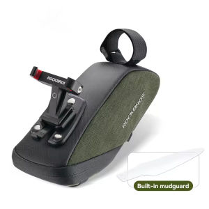 RockBros | Bicycle MTB Road Bike Storage Bag Seatpost Bag With Mudguard Portable Bicycle Saddle Bag Portable Seat Tail Bag Tool Bag