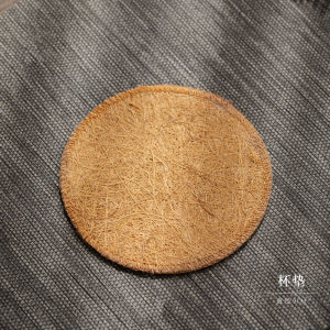 ที่รองชาไผ่ธรรมชาติทำมือ ที่รองชามะพร้าว ที่รองหม้อ ที่รองถ้วย ที่รองจาน ที่รองเตาอบ ที่รองเครื่องปรุงรสในครัว