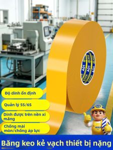 Mileqi | Dây Nhãn Dán Công Nghiệp Chống Đập Vỡ Màu Vàng