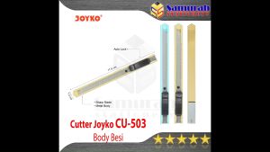 Cutter Kecil Joyko CU-503 / Cuter Potong Kertas Body Besi / Metal CU 503