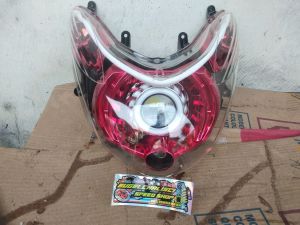 reflektor lampu depan headlamp Yamaha Mio soul model custom projie hi low gen 2 alis plus mata elang