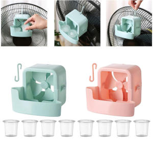 Portable Fan Ice Mist CoolerPunch Free Fan CoolerHangable Hold Ice BoxIce Case Attachment Fan Accessories For Home Office