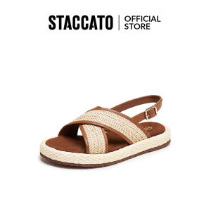 Staccato Womens Platform Wedges Sandals รองเท้าแตะผู้หญิง รองเท้าส้นตึก EF006