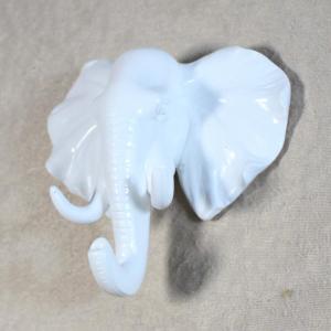 European Style Resin Deer Head Wall Hanging Home Decor Animal Hook Creative New Year Valentines Day Gift