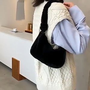 TASMINIKU - TAS TOTE BULU HOBOS WINTER BAGS EDITION / TAS SELEMPANG WANITA