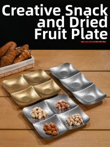 CHUANGGUANJIA | Square Compartmentalized Dish for Snacks Condiments Sweets