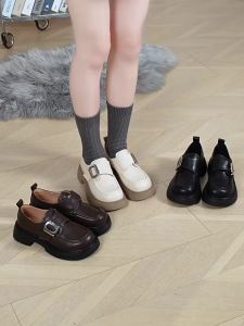 DUSTO | Thick Sole Comfortable Loafers Round Toe Shoes