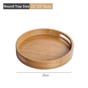 Creative Bamboo Japanese Double Ear Tea Tray