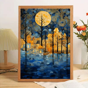 500 1000 1200 2000pcs Jigsaw Puzzle Van Gogh Style Starry Night Famous Art For Adults Family Challenging Brain DIY Project Gift