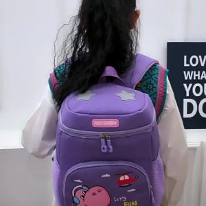 MUXIAOHUAN | Kids Dinosaur Cartoony School Backpack 2024 New