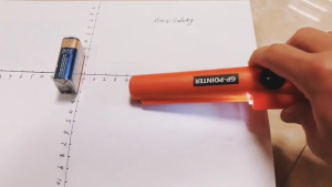 Metal Detector Waterproof High-Sensitivity Metal Detector With Illumination 360° All-Round Detection Handheld Detector Automatic Pinpointing Gold Silver Detection Built-in led Lights Gold Silver Detector Scanner