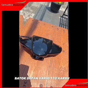 Batok Kepala Depan Vario Lama 110 Karbu Hitam/Cover Batok Bagian Depan