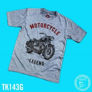 เสื้อยืดคอกลมแขนสั้น ผ้าTK พิมพ์ระบบ Sublimation นุ่ม สวมใส่ สบาย ระบายอากาศไม่ร้อน ( รหัสสินค้า TK 143 )