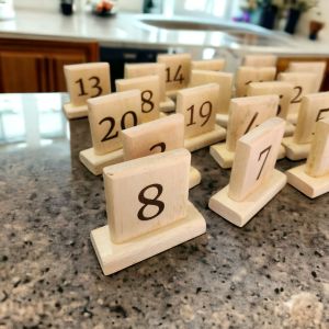 Nomor meja minimalis caffe coffeshop grafir