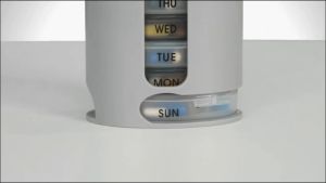 Pill Organizer 7-day Weekly Portable Pill Organizer Compartments Travel Kit Emergency Kit - Keimav