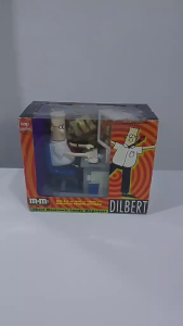Dilbert Electronic Candy Dispenser MnM Vintage 1998 Action Figure Collectible Toy